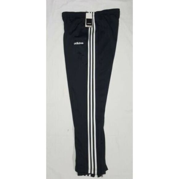 adidas CE9963 Men's Sz L Black/White 3-Stripe Trico Zip Pants - Picture 4 of 5